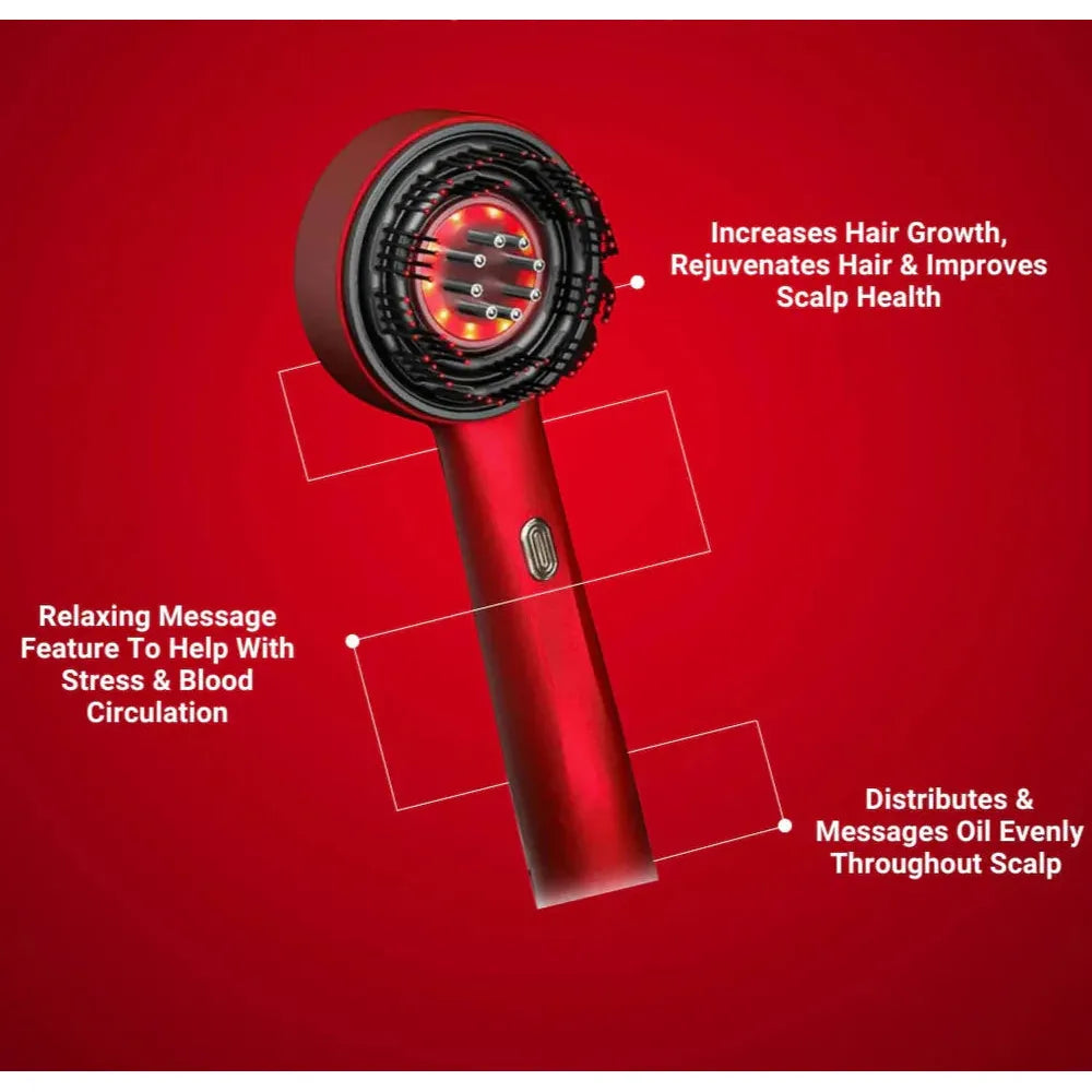 Electric Massage Comb for Scalp and Hair Care